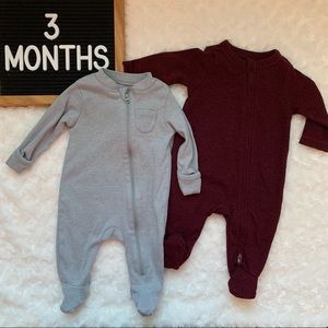 5 for $25 gender neutral baby footies